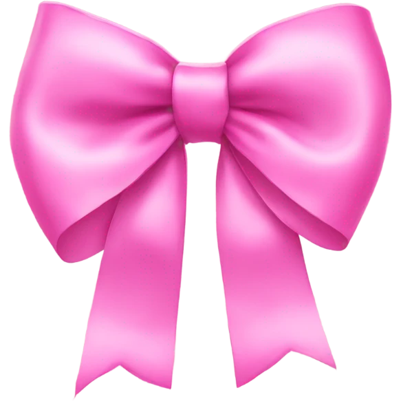 Pink bow  emoji