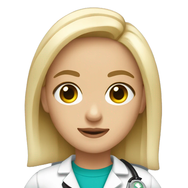 Rubia ojos azules paramedic  emoji