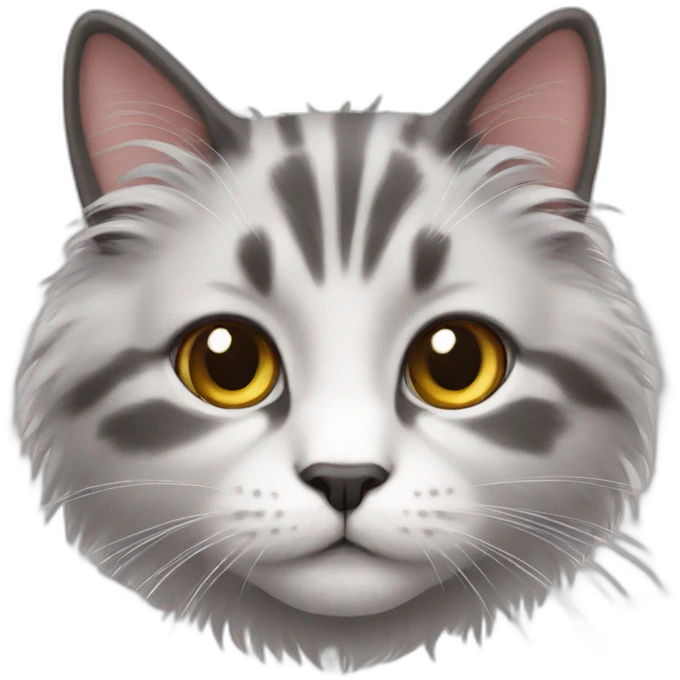 fluffy cat emoji