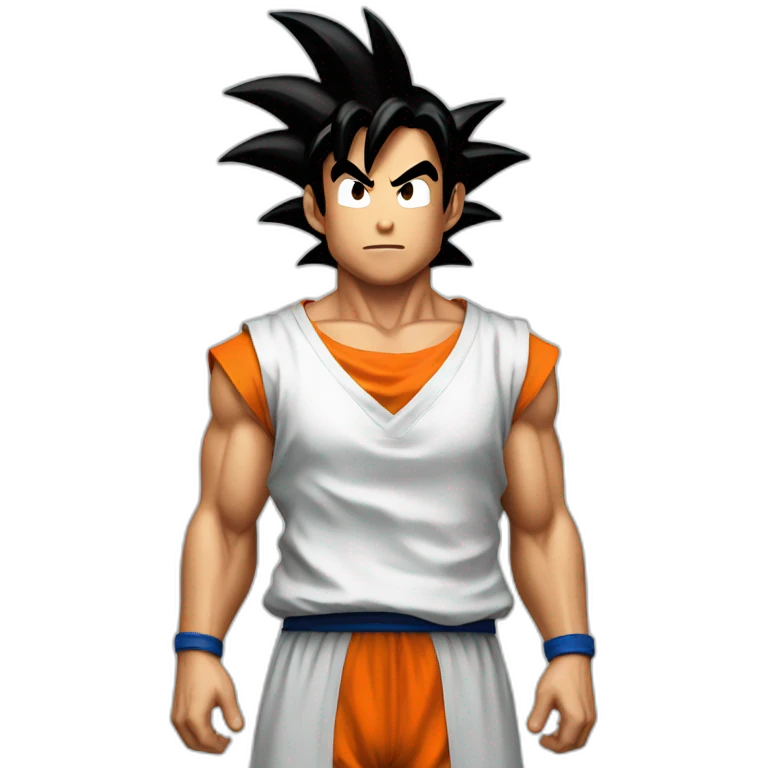 does goku clean nuts? emoji