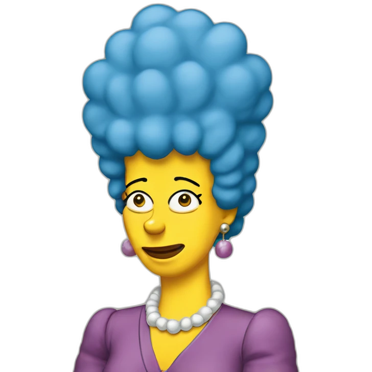 Marge simpson emoji