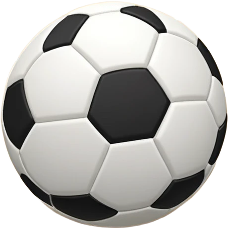 A close-up of a mini football (futsal) ball on the court, with the goals and boundary lines visible in the background. The scene captures the small-scale, fast-paced nature of futsal, emphasizing the ball's precision and the smooth playing surface. emoji