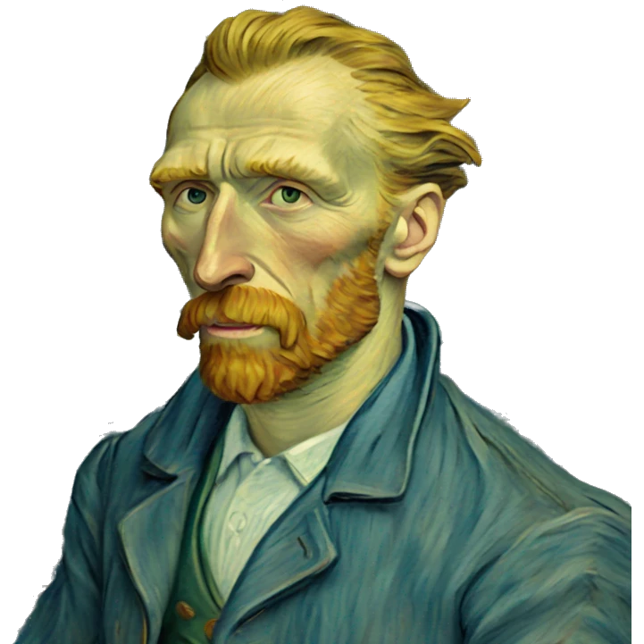 van gogh head emoji
