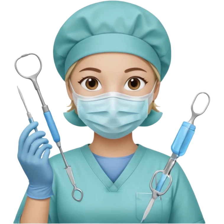 scrub nurse sterile stuff emoji