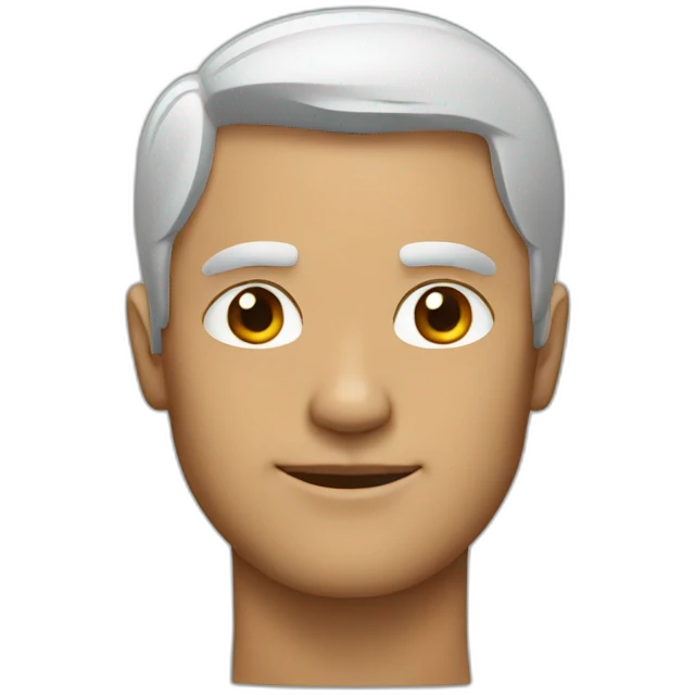 Man with cut emoji