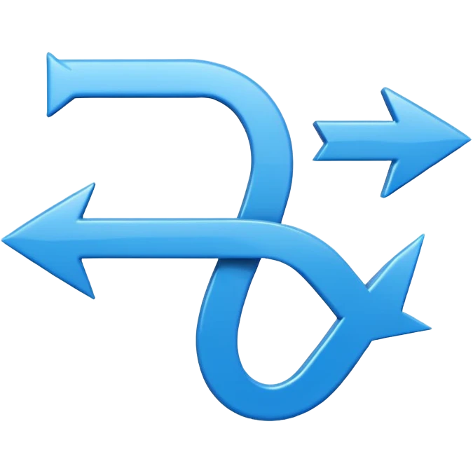 Dual language translation symbol icon. On the left, the Latin letter 'A'. On the right, the Arabic letter 'ع'. A stylish arrow or cycle sign connecting them. Blue and white color palette, 3D render style, glossy finish, isolated on white. emoji