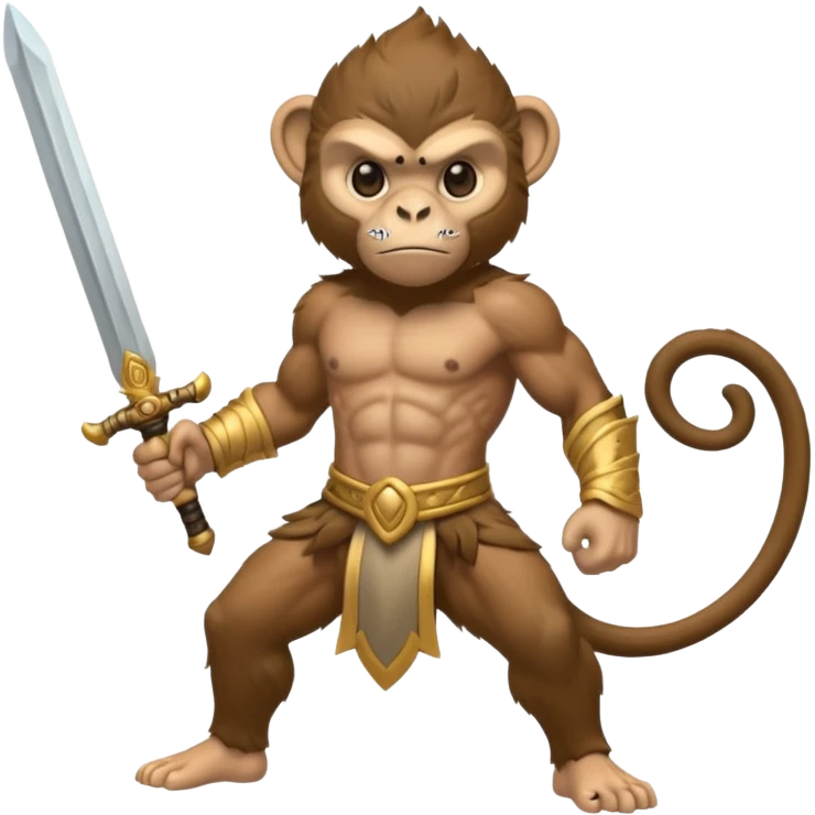 air elemental monkey warior emoji