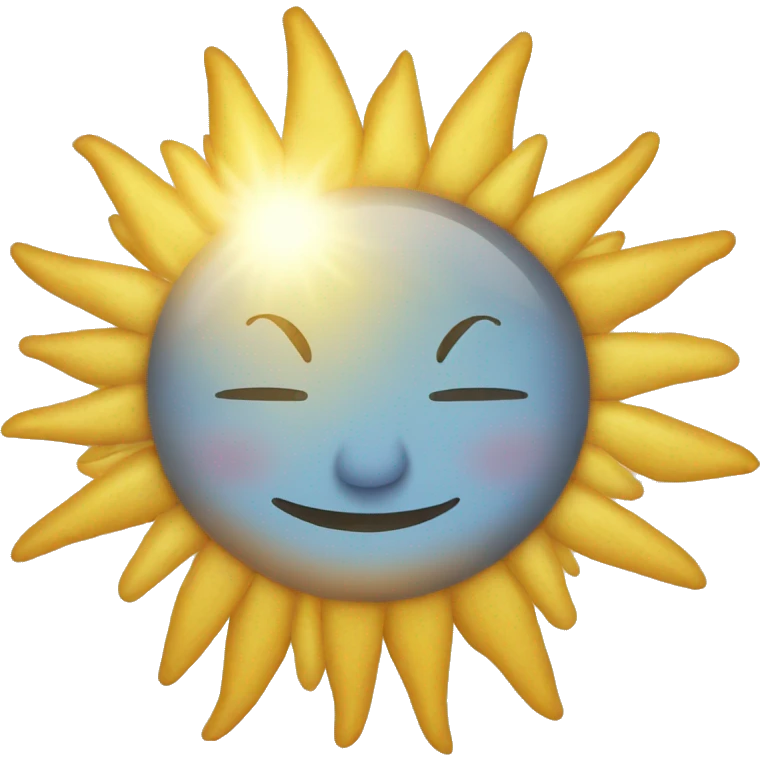 Gratitude sun emoji