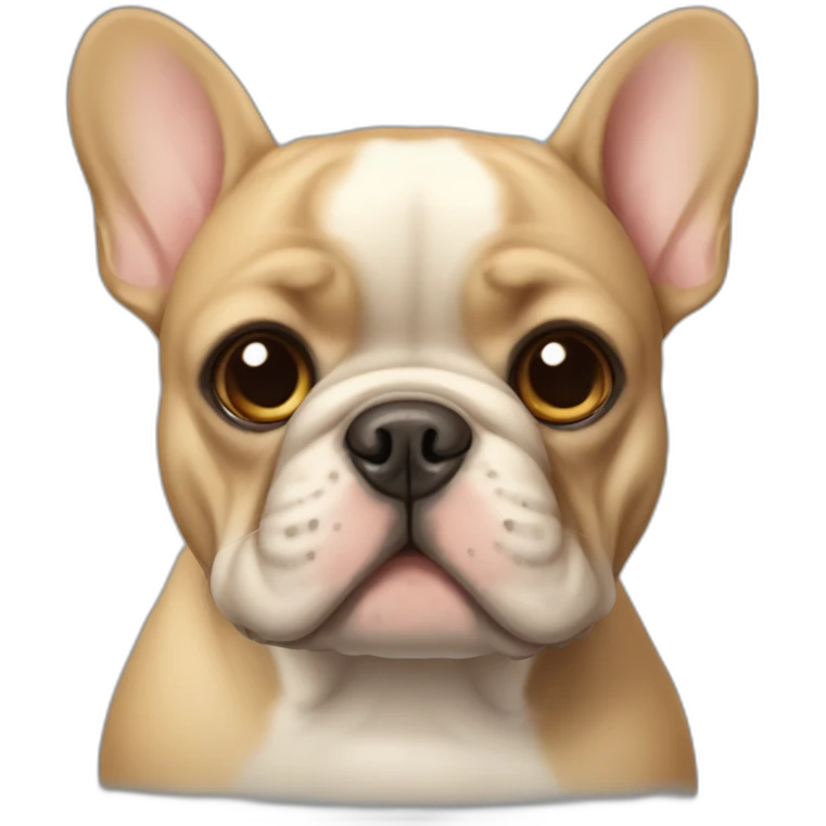 tan french bulldog emoji