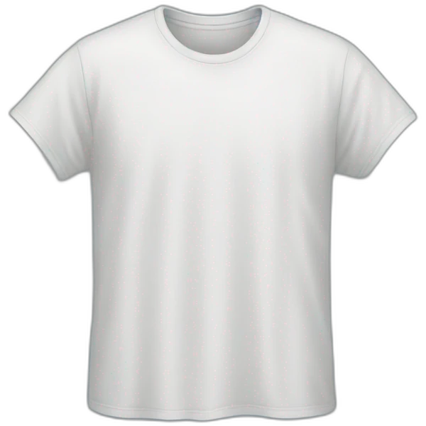 Colored tee shirt emoji
