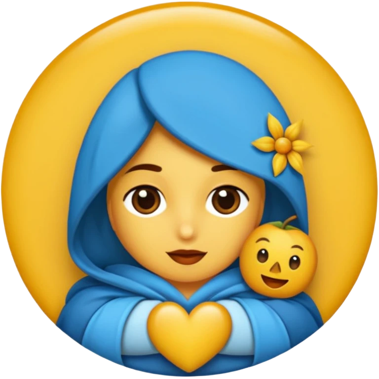 Bir kadın ve genç erkek yatakta sarılıyorlar emoji