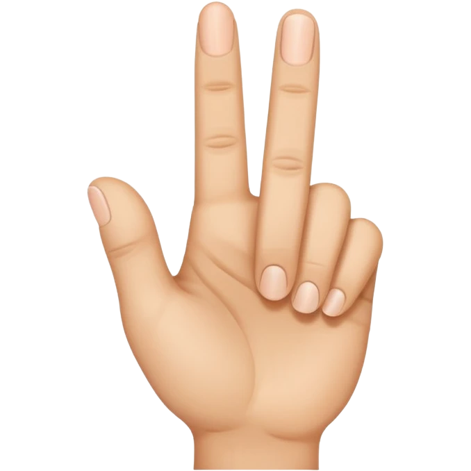 Middle finger emoji
