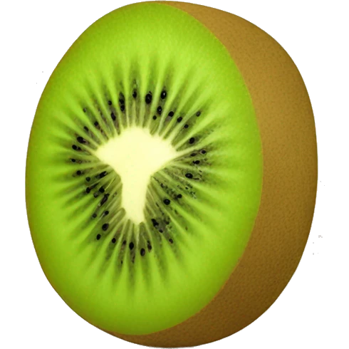 3D kiwi fruit  emoji
