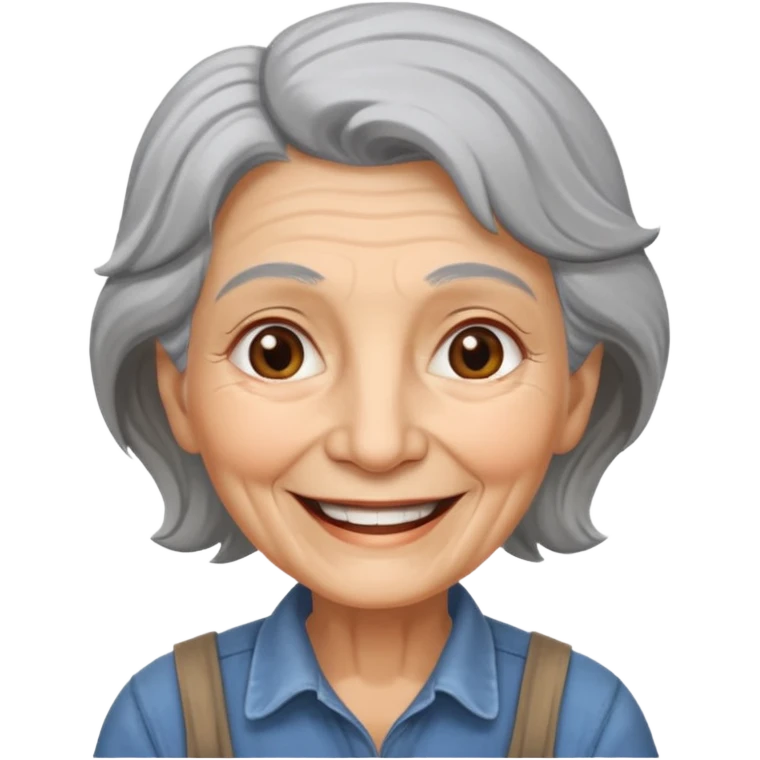 farmer old lady emoji