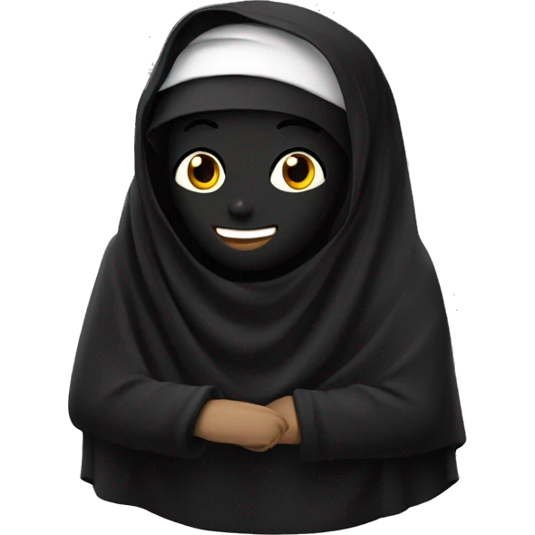 A black burkain ￼ bag ￼ emoji