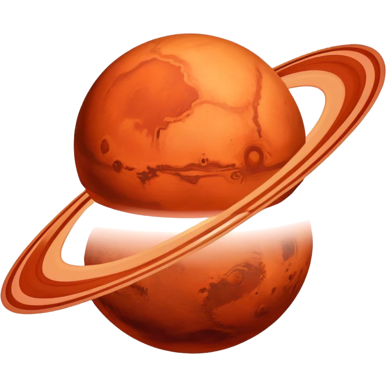 🔥 Cinematic Realistic Mars – A striking,  image of mars, emoji