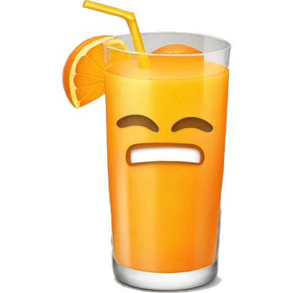 orange juice  emoji