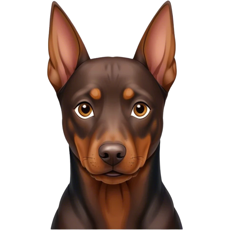 dobermann dog emoji