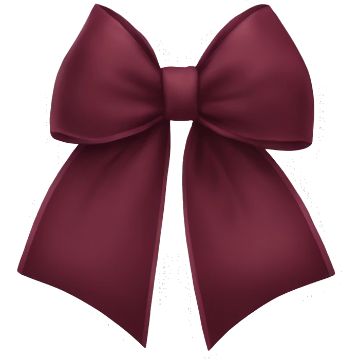 wine red bow emoji