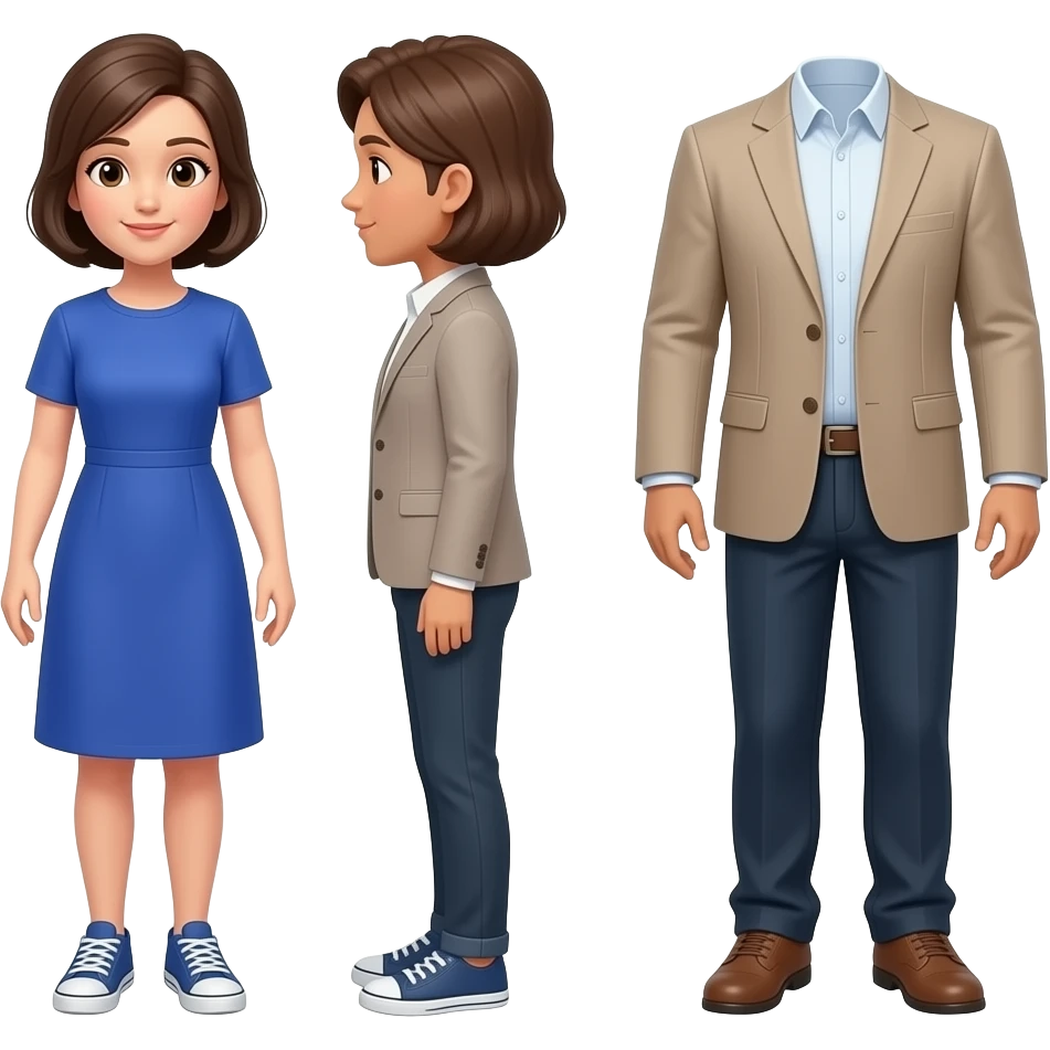 clothes assistant full height emoji