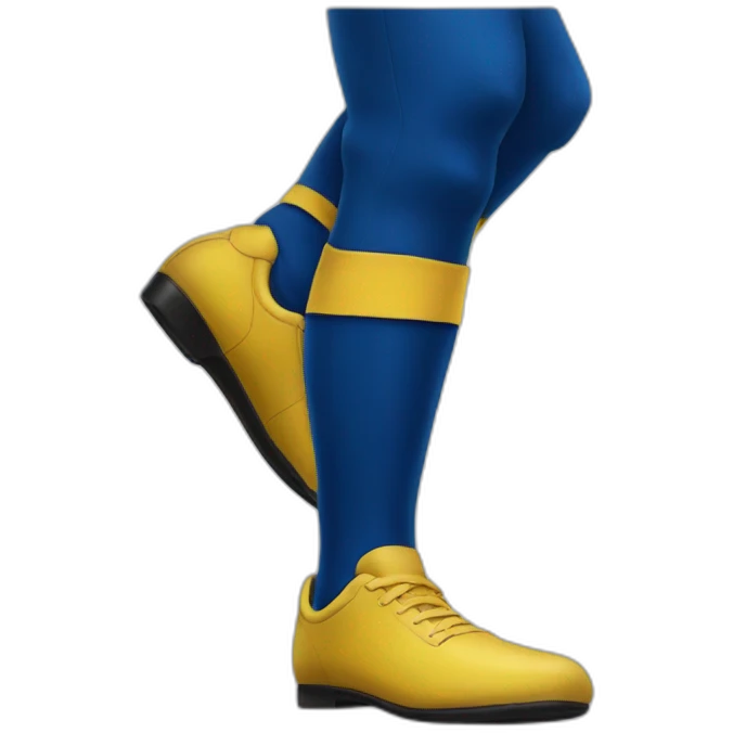 macron foot emoji