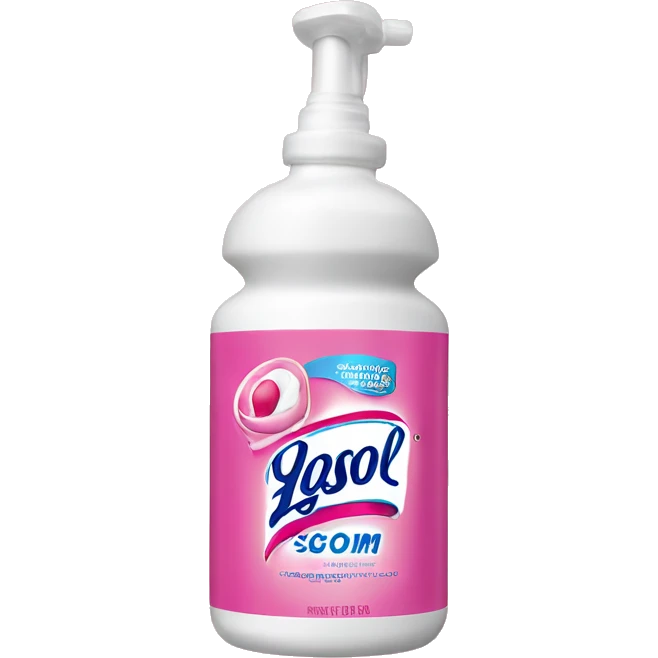 Pink Lysol can emoji
