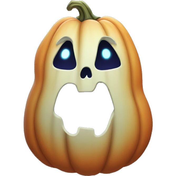 Ghost pumpkin  emoji