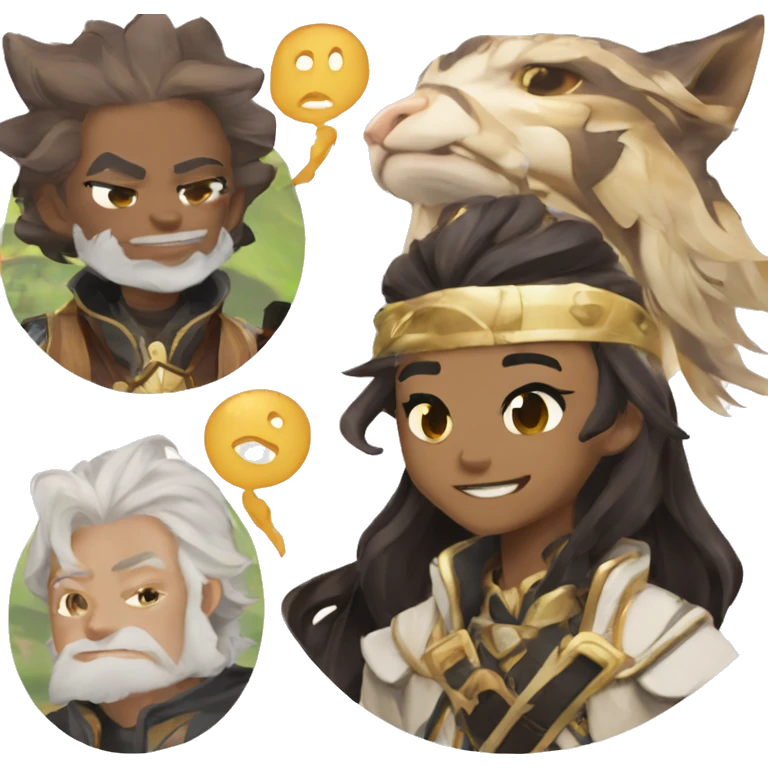 wanderer and sethos from genshin impact emoji