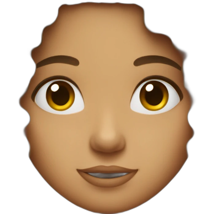 Long Curly Brunette girl emoji