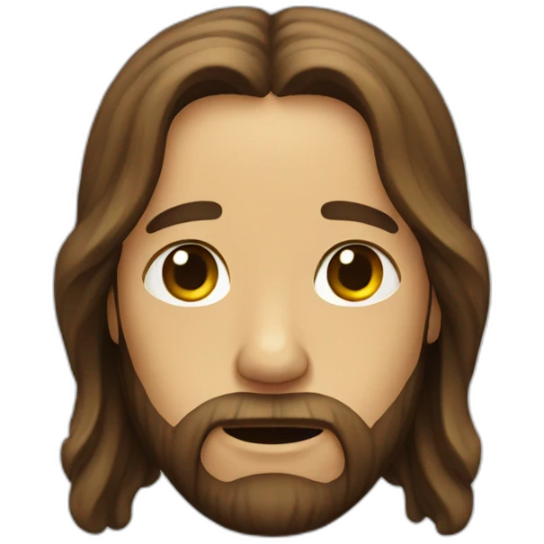 Jesus in tears emoji