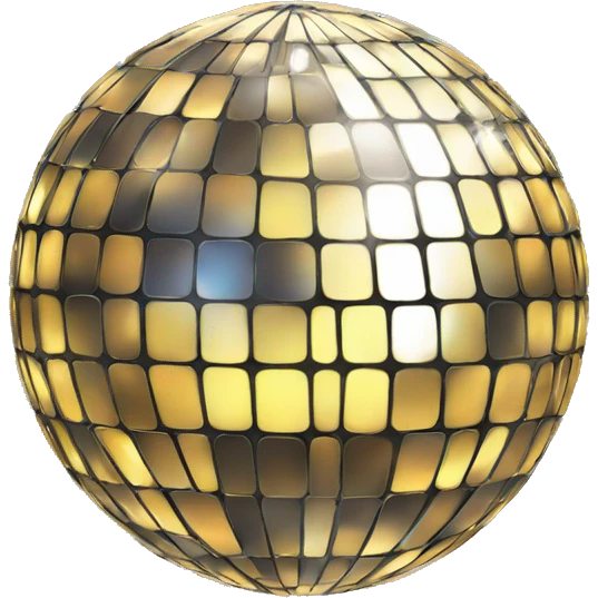 Fancy discoball emoji