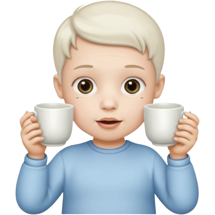 Babie Holding Cups emoji