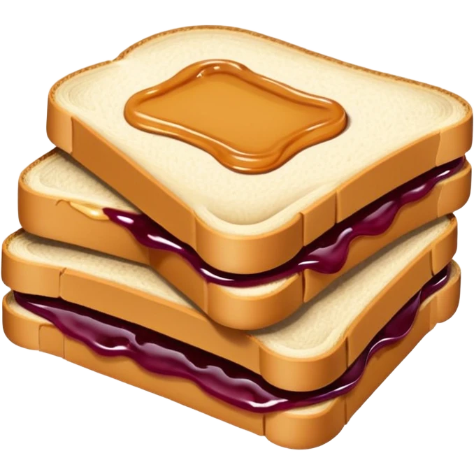 Peanut butter and jelly  emoji