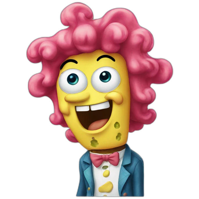 SpongeBob singing emoji