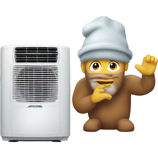 Air conditioner at home emoji
