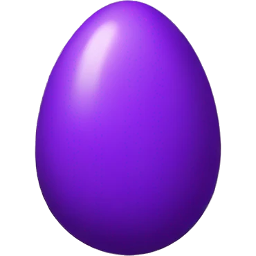 purple egg emoji