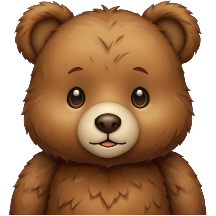 Oso de peluche Adorable emoji