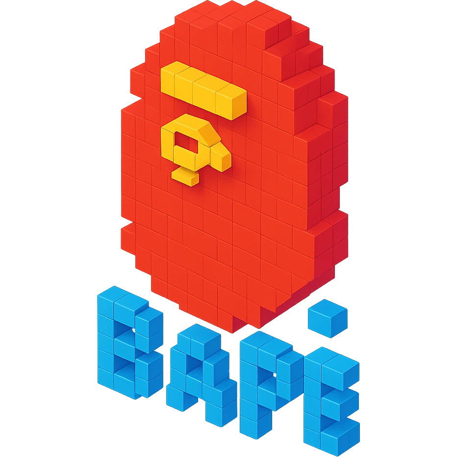 Сделай логотип Bape emoji