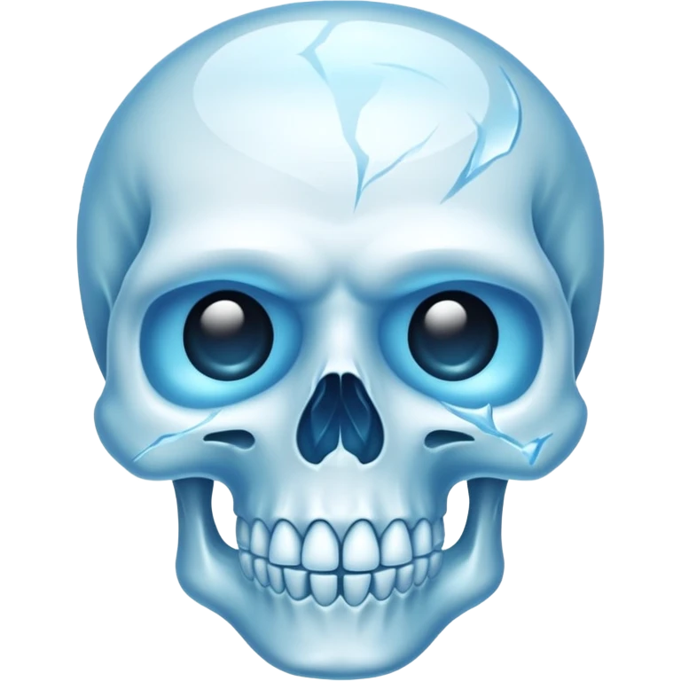 Tête de mort gelé emoji