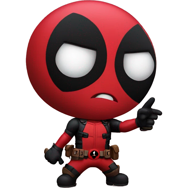 Deadpool in spac emoji