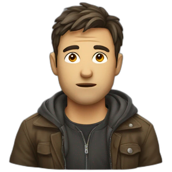 Homme suspicieux emoji