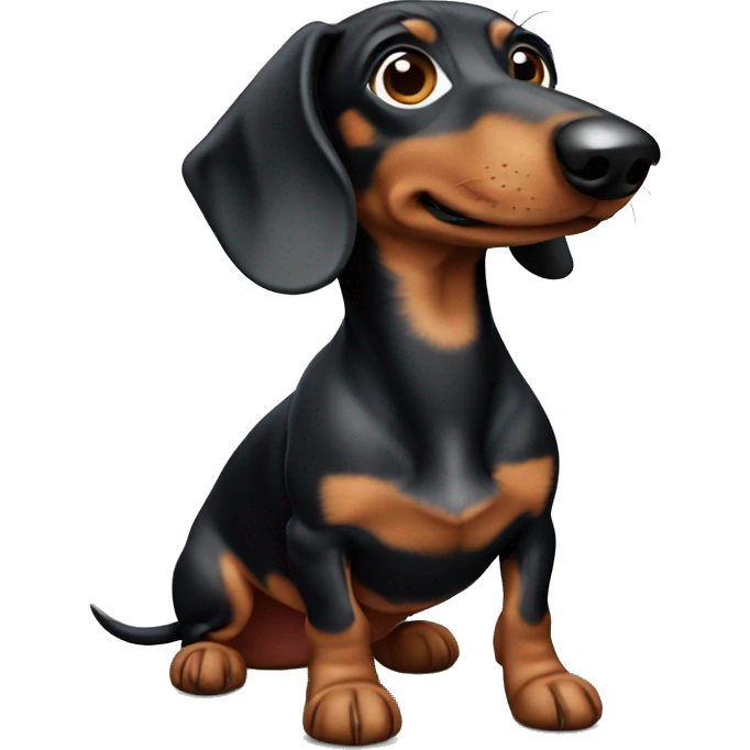 Dapple dachshund emoji