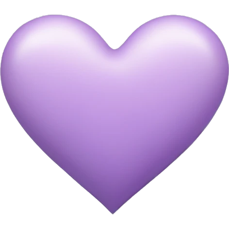 pastel purple heart emoji