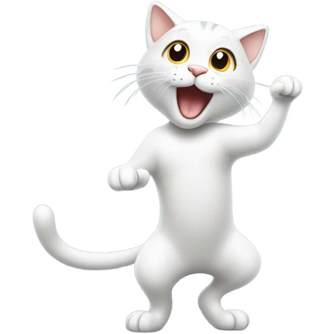 Cat dancing emoji