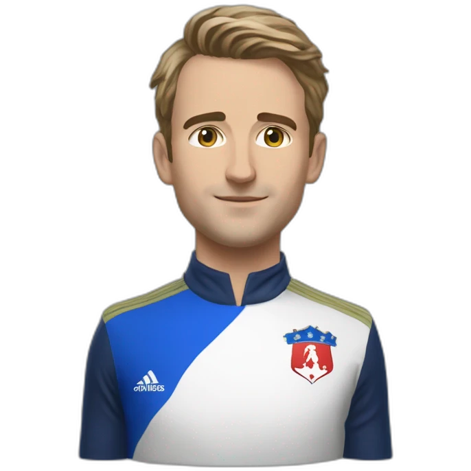 Antoine dupont équipe de France en hyper realiste emoji