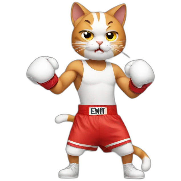 boxing cat emoji