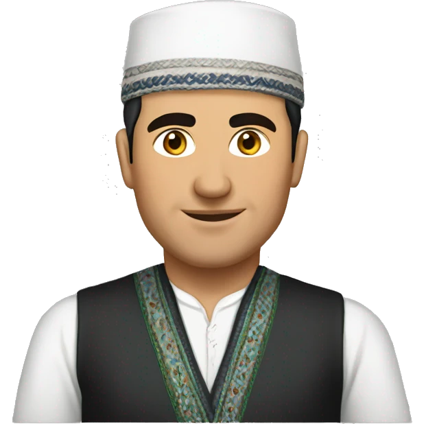 The Tajik man emoji