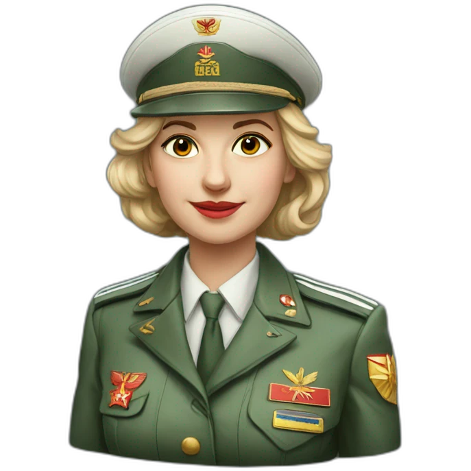 Soviet pilot liliya emoji