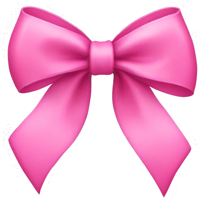 pink bow emoji