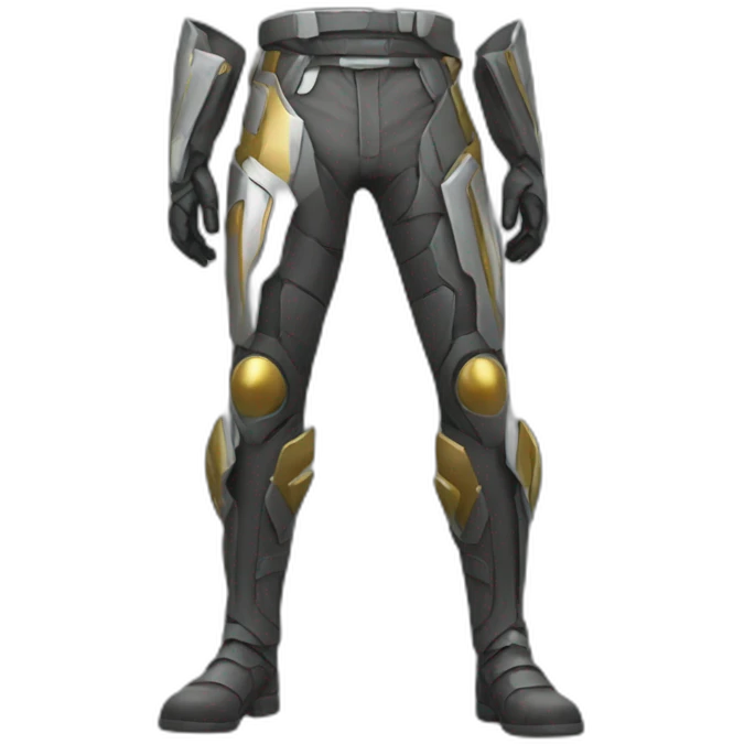 futuristic Galactic Vanguard armored Pants emoji